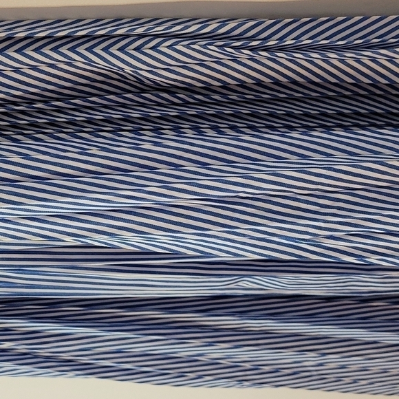 J Crew Smoked waist Pleated Dress in Stripe - Picture 8 of 16